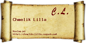 Chmelik Lilla névjegykártya
